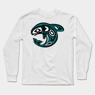 Whale Tattoo Long Sleeve T-Shirt